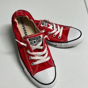 EUC Women’s Red Converse All Star Shoreline Slip-on Shoes Size 9